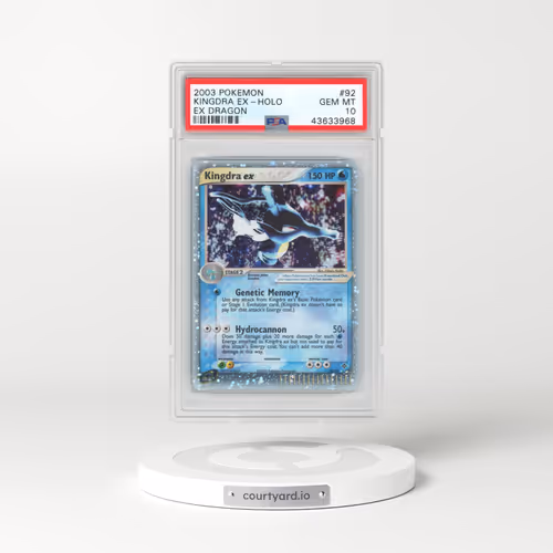 2003 Pokémon EX Dragon #92 Kingdra EX - Holo Holo (PSA 10 GEM MINT)