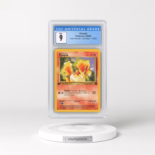 2000 Team Rocket #64/82 Ponyta - 1st Edition 1st Edition (CGC 9 MINT)
