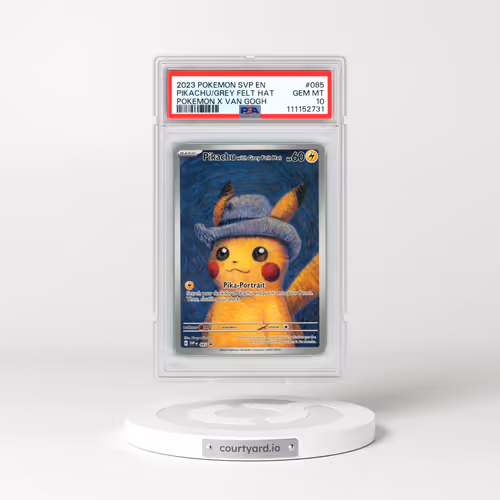 2023 Pokémon Svp EN-SV Black Star Promo #085 Pikachu With Grey Felt Hat - Pokemon X Van Gogh (PSA 10 GEM MINT)