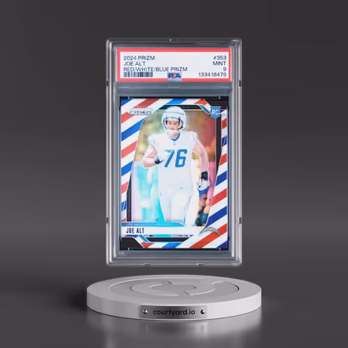2024 Panini Prizm #353 Joe Alt - Red/White/Blue Prizm (PSA 9 MINT)