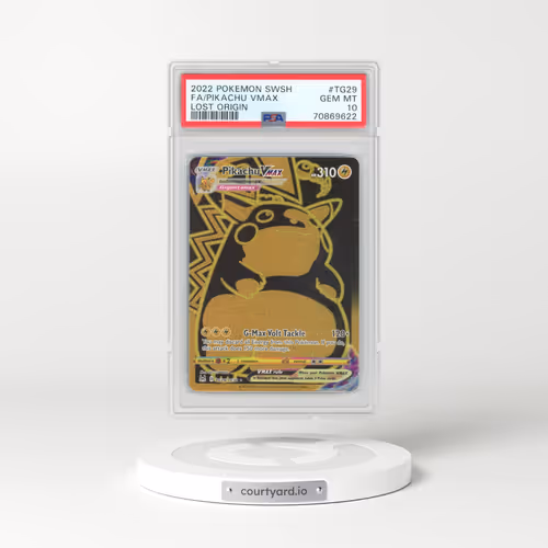 2022 Pokémon Sword & Shield Lost Origin #TG29 Pikachu Vmax - Full Art (PSA 10 GEM MINT)