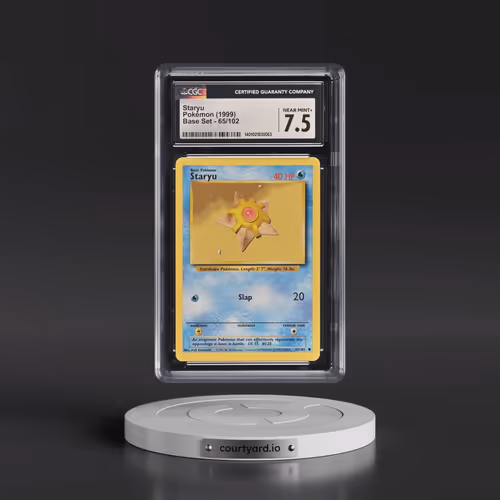 1999 Base Set #65/102 Staryu (CGC 7.5 NM+)