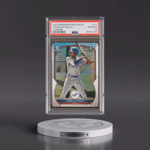 2023 Bowman Mega Box Chrome #111 Josue de Paula (PSA 10 GEM MINT)