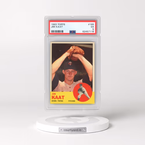1963 Topps #165 Jim Kaat (PSA 5 EX)