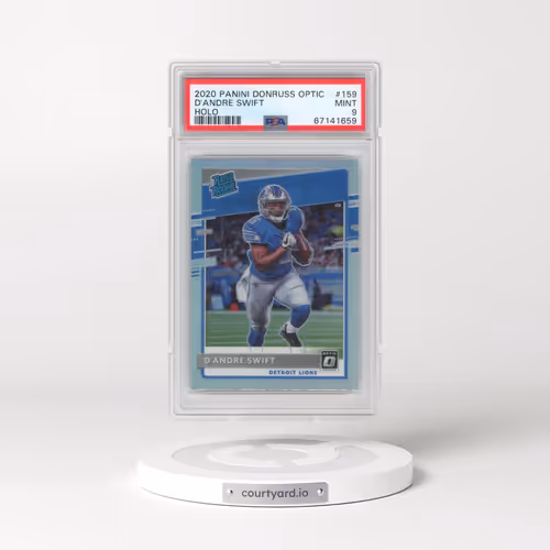 2020 Panini Donruss Optic #159 D'Andre Swift - Holo (PSA 9 MINT)