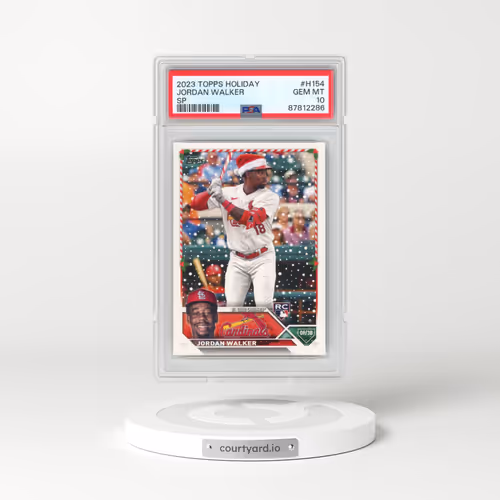 2023 Topps Holiday #H154 Jordan Walker - SP (PSA 10 GEM MINT)