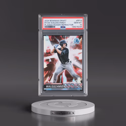 2024 Bowman Draft Plasma Power #PP13 Ryan Waldschmidt - Refractor (PSA 10 GEM MINT)