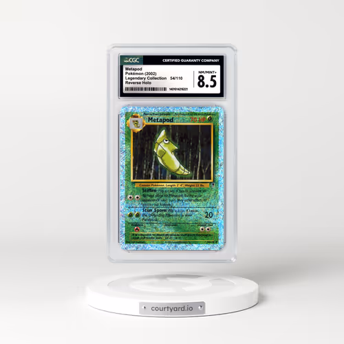 2002 Legendary Collection #54 Metapod - Holo (CGC 8.5 NM-MT+)