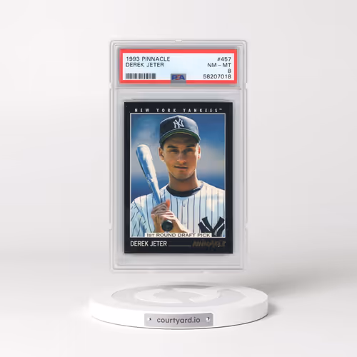 1993 Pinnacle #457 Derek Jeter (PSA 8 NM-MT)