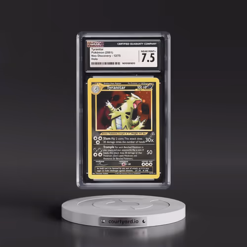 2001 Neo Discovery #12/75 Tyranitar - Holo (CGC 7.5 NM+)