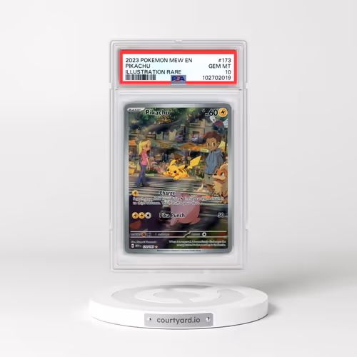 2023 Pokémon Mew EN-151 #173 Pikachu - Illustration Rare (PSA 10 GEM MINT)