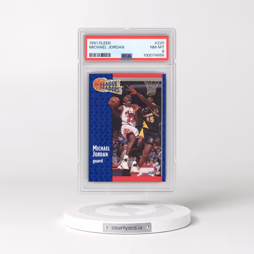 1991 Fleer #220 Michael Jordan (PSA 8 NM-MT)