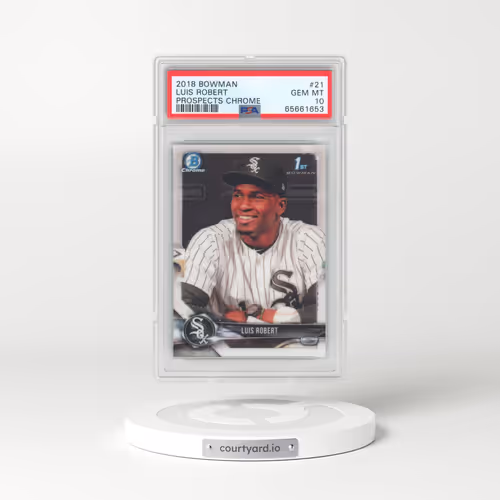 2018 Bowman Prospects Chrome #21 Luis Robert (PSA 10 GEM MINT)