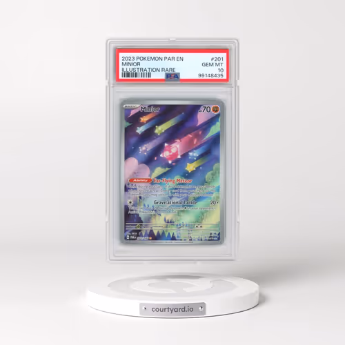 2023 Pokémon Par EN-Paradox Rift #201 Minior - Illustration Rare (PSA 10 GEM MINT)
