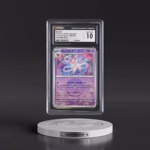 2024 Pokémon Sv8a-Terastal Fest EX #068 Sylveon - Reverse Holo (CGC 10 GEM MINT)