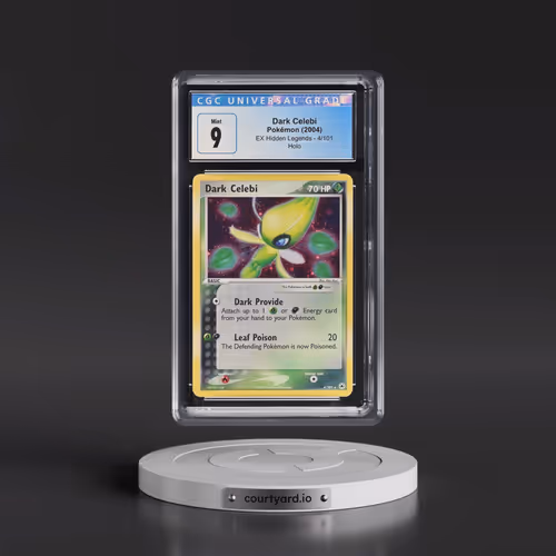 2004 EX Hidden Legends #4/101 Dark Celebi - Holo (CGC 9 MINT)