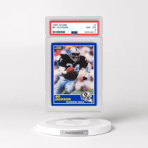 1989 Score #2 Bo Jackson (PSA 8 NM-MT)
