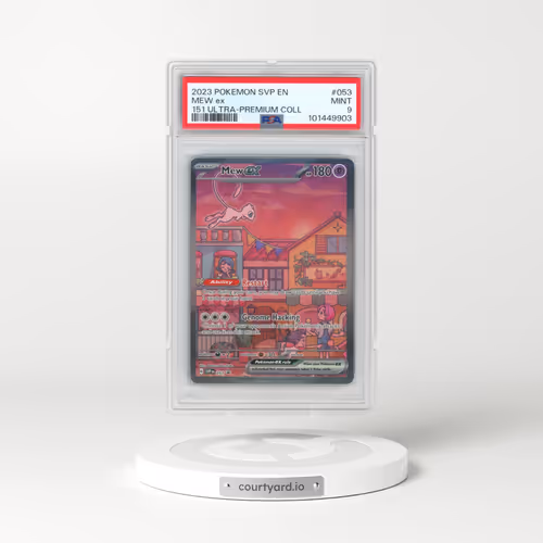 2023 Pokémon Svp EN-SV Black Star Promo #053 Mew EX - Holo 151 Ultra-Premium Collection (PSA 9 MINT)