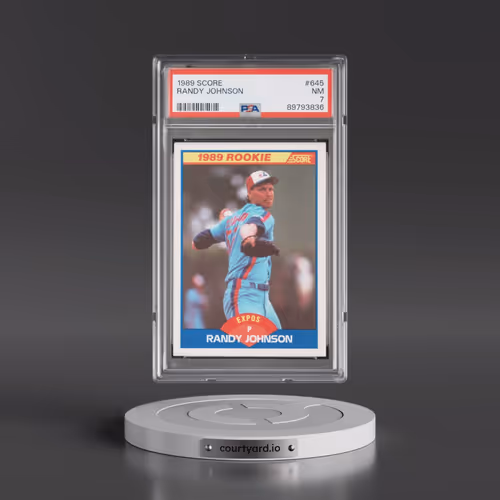 1989 Score #645 Randy Johnson (PSA 7 NM)