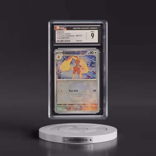 2025 Prismatic Evolutions - PRE EN #084/131 Lopunny - Poké Ball Holo (CGC 9 MINT)