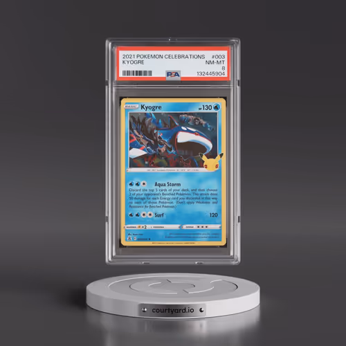 2021 Pokémon Celebrations #003 Kyogre (PSA 8 NM-MT)