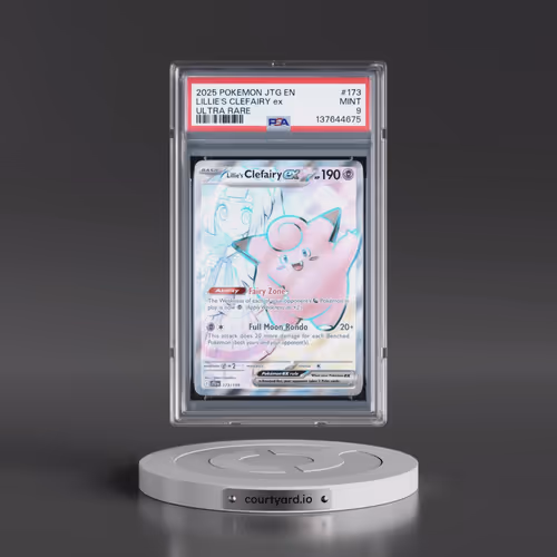 2025 Pokémon Jtg EN-Journey Together #173 Lillie's Clefairy EX - Holo Ultra Rare (PSA 9 MINT)