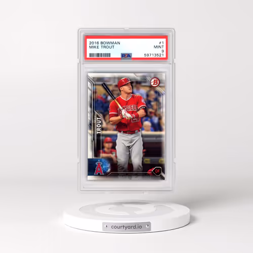 2016 Bowman #1 Mike Trout (PSA 9 MINT)