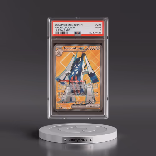 2024 Pokémon Ssp EN-Surging Sparks #224 Archaludon EX - Holo Ultra Rare (PSA 9 MINT)