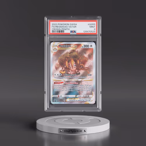2023 Pokémon Sword and Shield Crown Zenith #GG55 Regigigas Vstar - Full Art (PSA 9 MINT)