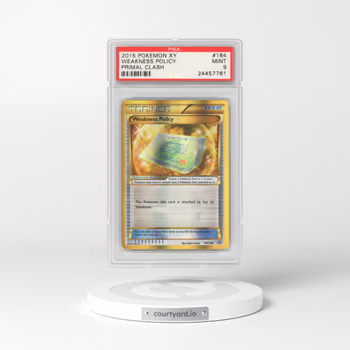 2015 Primal Clash #164 Weakness Policy - Holo (PSA 9 MINT)