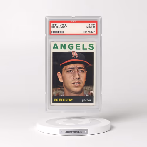 1964 Topps #315 Bo Belinsky (PSA 9 MINT)