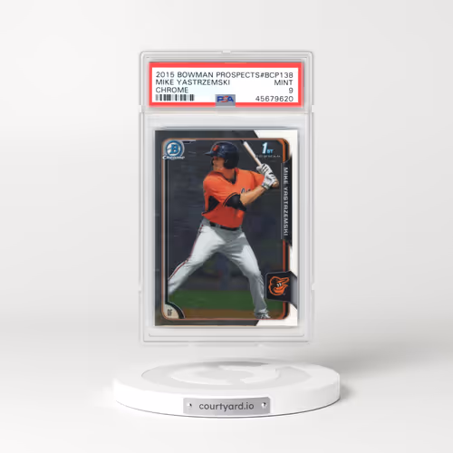 2015 Bowman Chrome Prospects #BCP138 Mike Yastrzemski (PSA 9 MINT)