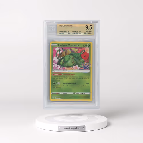 2022 Pokémon GO #004 Radiant Venusaur - Holo (BGS 9.5 GEM MINT)