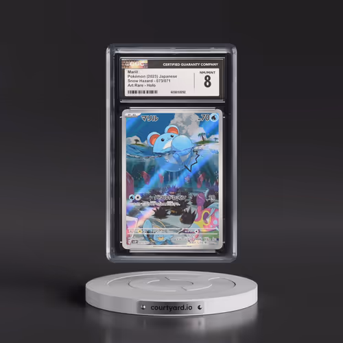 2023 Pokémon Sv2p-Snow Hazard #073 Marill - Art Rare (CGC 8 NM-MT)
