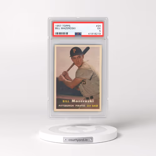 1957 Topps #24 Bill Mazeroski (PSA 5 EX)