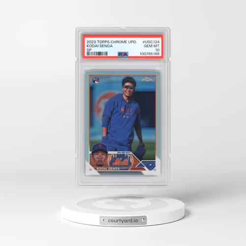 2023 Topps Chrome Update #USC124 Kodai Senga - SP (PSA 10 GEM MINT)