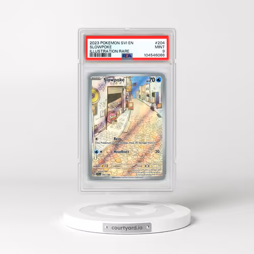 2023 Pokémon Svi EN-Scarlet & Violet #204 Slowpoke - Illustration Rare (PSA 9 MINT)