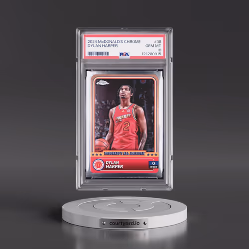 2024 Topps Chrome McDonald's All American #38 Dylan Harper (PSA 10 GEM MINT)