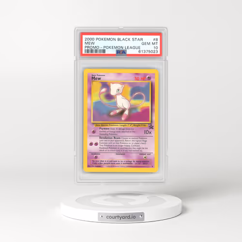2000 Black Star Promo #8 Mew (PSA 10 GEM MINT)