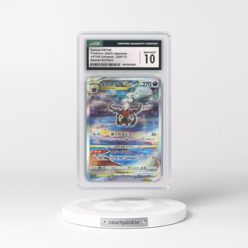 2022 Japanese VSTAR Universe #228 Darkrai VSTAR - Full Art Holo (CGC 10 GEM MINT)