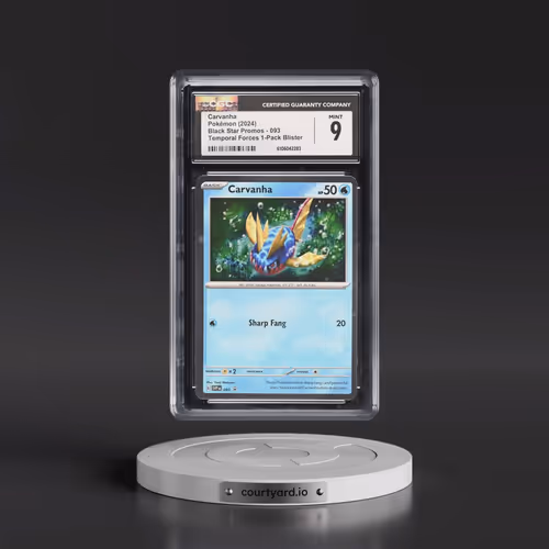 2023 Black Star Promos - Scarlet & Violet SVPEN #093 Carvanha - Temporal Forces 1-Pack Blister (Cosm