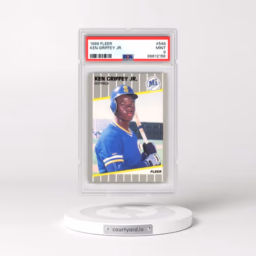 1989 Fleer #548 Ken Griffey Jr (PSA 9 MINT)