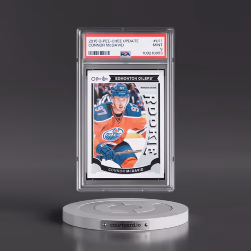 2015 O-Pee-Chee Update #U11 Connor McDavid (PSA 9 MINT)