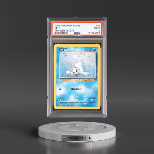 1999 Pokémon Game #41 Seel - Trainer Deck B (PSA 9 MINT)