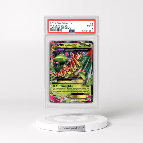 2015 Pokémon XY Ancient Origins #8 M Sceptile EX - Holo (PSA 9 MINT)
