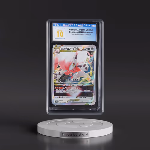 2021 Dark Phantasma #062/071 Hisuian Zoroark VSTAR - Holo (CGC 10 PRISTINE)