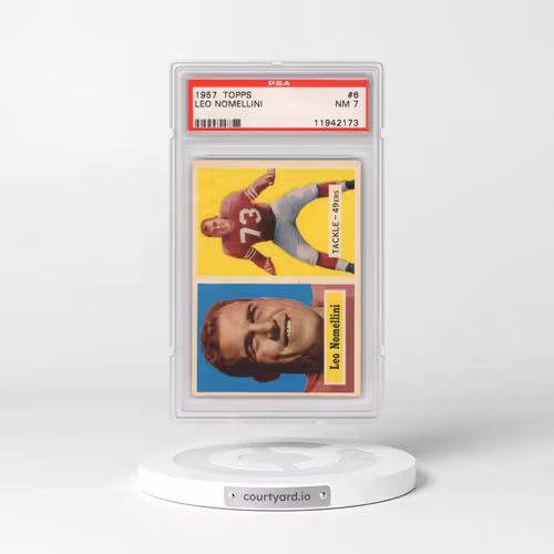 1957 Topps #6 Leo Nomellini (PSA 7 NM)