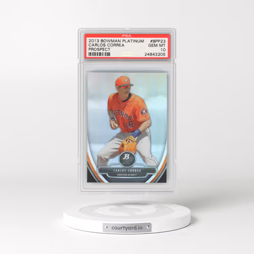 2013 Bowman Platinum Prospect #BPP23 Carlos Correa (PSA 10 GEM MINT)