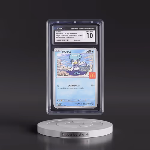 2025 Mega Evolution Promos #019/M-P Quaxly - McDonald's Promotion (CGC 10 GEM MINT)