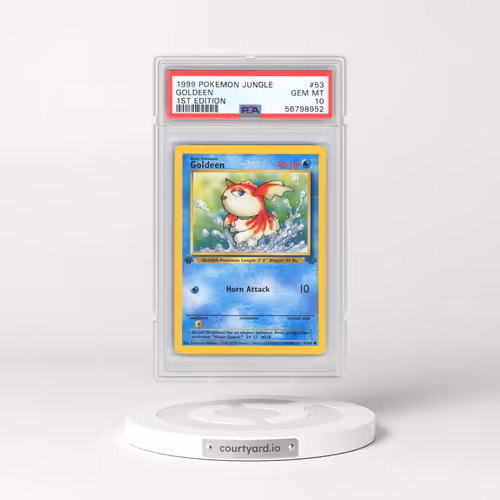 1999 Pokémon Jungle #53 Goldeen - 1st Edition (PSA 10 GEM MINT)